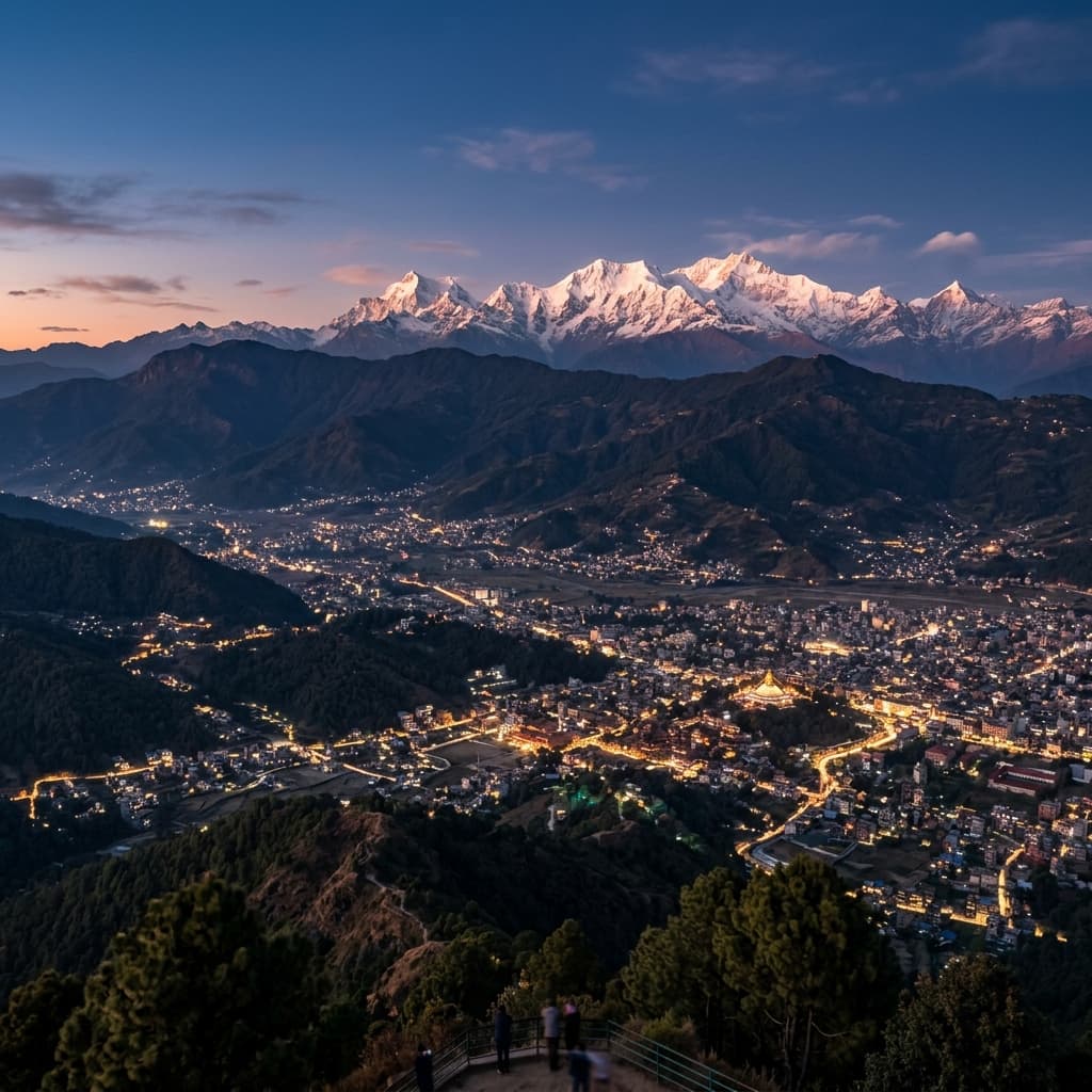 Himalayas and Kathmandu Valley